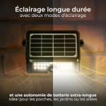 Luceco Solar Guardian PIR Floodlight 550LM Black