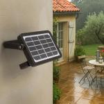 Luceco Solar Guardian PIR Floodlight 550LM Black