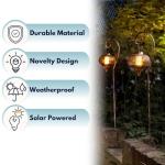 2 Extra Large Hanging Solar Lanterns for Garden