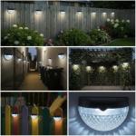 Solar Fence Lights | Decorative LED Outdoor Lighting
