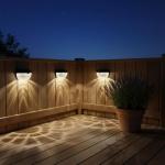 Solar Fence Lights | Decorative LED Outdoor Lighting