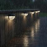 Solar Fence Lights | Decorative LED Outdoor Lighting