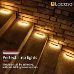 Lacasa Solar Garden Lights, 4 Pack, 30 LEDs