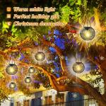 Ortiny Solar Hanging Lanterns – 2 Pack Outdoor Lights