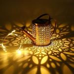 Solar Watering Can LED Lantern String Lights