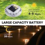 AGPTEK 8 Pack Waterproof Solar Garden Lights