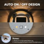 AGPTEK 8 Pack Waterproof Solar Garden Lights