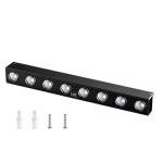 8 LED Solar Wall Lights - Waterproof Outdoor Spotlights