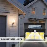 Solar Wall Mounted Beacon Light - Bright & Weather Resistant