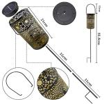 2 Pack Waterproof Solar Lanterns for Gardens