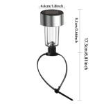 Waterproof Solar Fence Lights with Motion Sensor