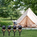 Spooky Skull Solar Halloween Garden Pathway Lights