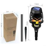 Spooky Skull Solar Halloween Garden Pathway Lights