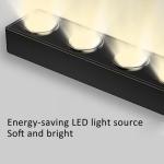 8 LED Solar Wall Lights - Waterproof Outdoor Spotlights