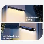 Solar Motion Sensor Wall Lights for Outdoor Use