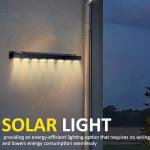 Solar Motion Sensor Wall Lights for Outdoor Use
