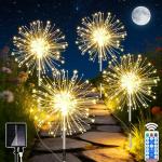 Joycome Solar Garden Lights with Remote and 8 Modes