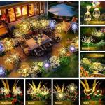 Joycome Solar Garden Lights with Remote and 8 Modes