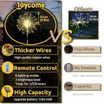 Joycome Solar Garden Lights with Remote and 8 Modes