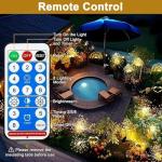 Joycome Solar Garden Lights with Remote and 8 Modes