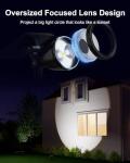 FALOVE Waterproof Solar Spotlight Set with 2 Modes