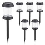 6 Pack Outdoor Solar Garden Lights with Stakes