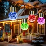 GIGALUMI 12 Pack Solar Hanging Garden Lights