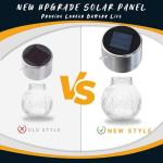 GIGALUMI 12 Pack Solar Hanging Garden Lights