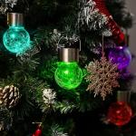 GIGALUMI 12 Pack Solar Hanging Garden Lights