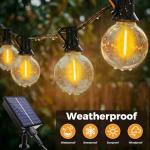 Shatterproof Solar Festoon Lights for Outdoor Use