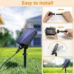 Shatterproof Solar Festoon Lights for Outdoor Use