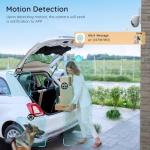 BOIFUN Solar Outdoor Security Camera with Night Vision