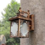 Vintage Waterproof Solar Wall Lantern for Outdoor Use