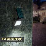 OUSFOT Waterproof LED Solar Spotlights with 5 Modes