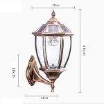 Solar Wall Lantern for Outdoor Spaces
