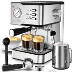 Geek Chef 20 Bar Espresso Machine with Milk Frother