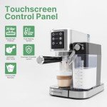 Espresso Machine with Milk Frother & Touchscreen