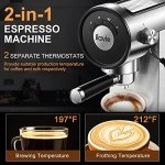 ILAVIE 20Bar Espresso Coffee Machine with Steamer