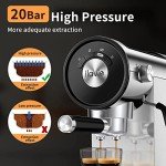ILAVIE 20Bar Espresso Coffee Machine with Steamer
