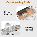 Stainless Steel Espresso Machine with Milk Frother