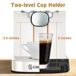 Stainless Steel Espresso Machine with Milk Frother