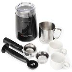 Espresso & Cappuccino Maker Bundle with Grinder & Cups