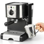 Espresso & Cappuccino Maker Bundle with Grinder & Cups
