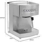 Cuisinart EM-200 15-Bar Espresso Machine in Steel