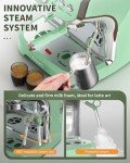 Amaste Espresso Machine with Grinder and Steam Wand