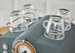 Nordic Espresso Machine with Milk Frother, Grey