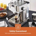 Espresso Machine and Coffee Grinder Combo Set