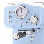Swan Retro Espresso Coffee Machine - Blue