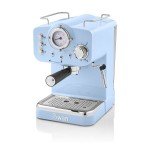 Swan Retro Espresso Coffee Machine - Blue