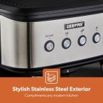 GEEPAS Espresso & Cappuccino Machine with Frother